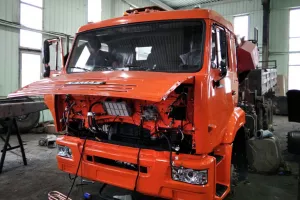  Восстановление кабины КАМАЗ после ДТП 
